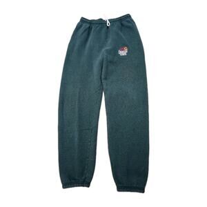 Vintage Fruit of the Loom Made in USA Green sweatpants Joggers L (Quaker State)